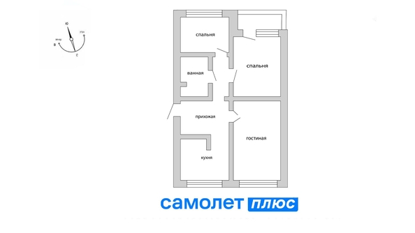 
   Продам 3-комнатную, 57.6 м², Кузнецкий (Клаксон) тер, 118

. Фото 16.