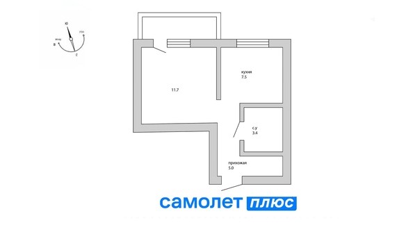 
   Продам 1-комнатную, 26.9 м², Тухачевского (Базис) тер, 29Б

. Фото 12.
