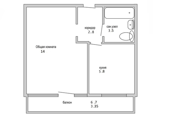 
   Продам 1-комнатную, 29.5 м², Шахтеров (Гравелит) тер, 60

. Фото 9.