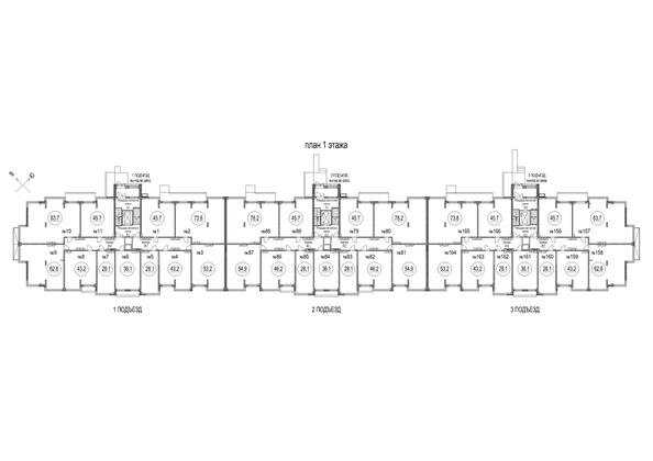 
   Продам 1-комнатную, 45.7 м², Солнечный бульвар, дом 25 корп 2

. Фото 4.