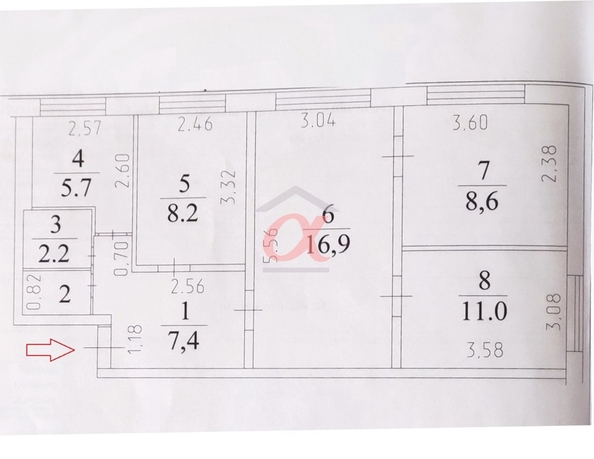 
  Продается 4-комн. квартира, 61.3 м², Сергея Тюленина ул, д. 1б
. Фото 24.