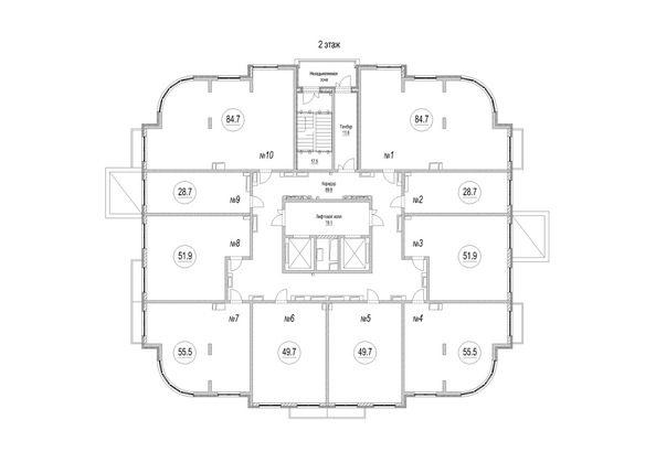 
   Продам 1-комнатную, 49.7 м², Панорама, (Октябрьский, 32а к.1)

. Фото 1.