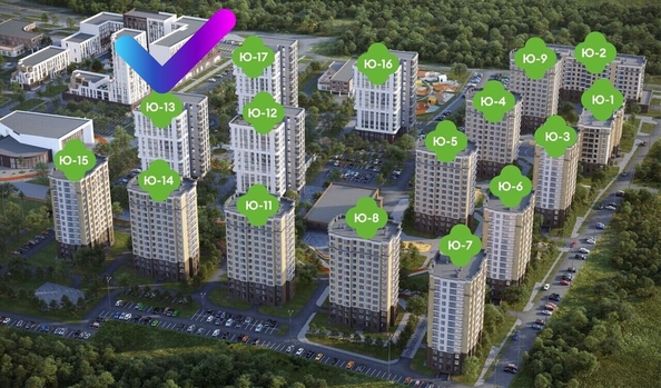 
   Продам 1-комнатную, 46.5 м², Южный, дом Ю-13

. Фото 3.