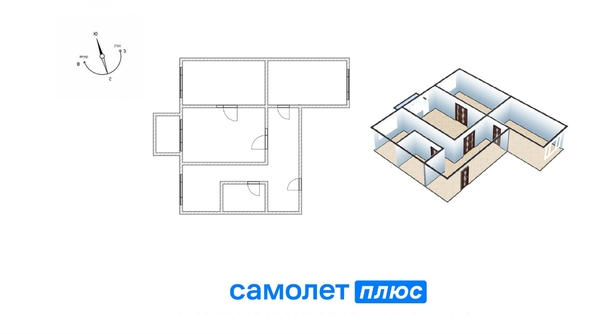 
   Продам 3-комнатную, 83.2 м², Дарвина ул, 2

. Фото 33.