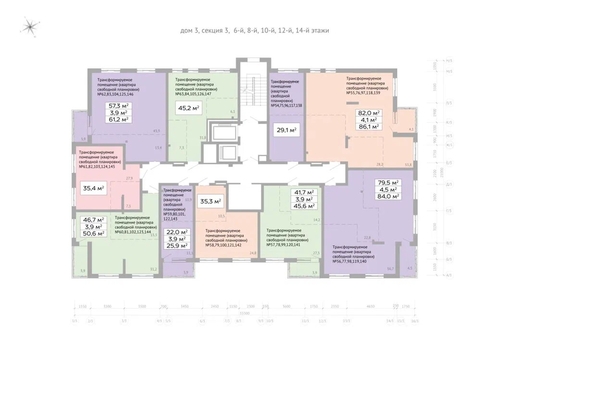 
  Продается студия, 25.9 м², ЖК Парковый, дом 3 этап 2
. Фото 12.