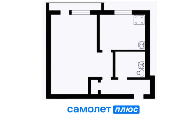 
   Продам 1-комнатную, 30.5 м², Дзержинского ул, 7

. Фото 2.