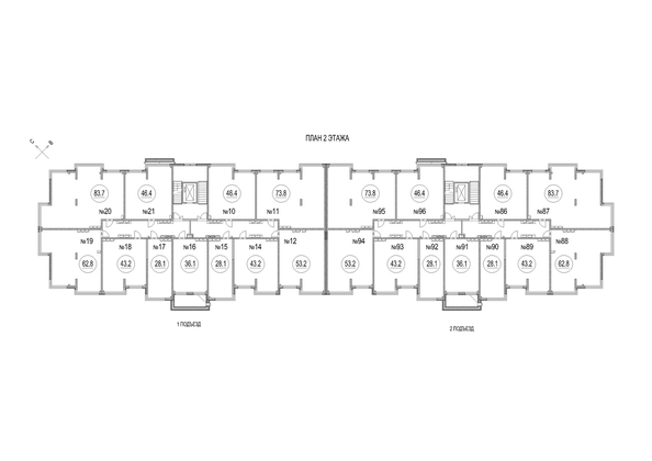 
   Продам 1-комнатную, 53.2 м², Солнечный бульвар, дом 24 корп 4

. Фото 1.