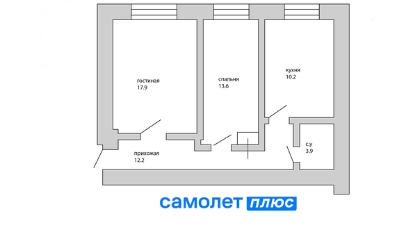 
   Продам 2-комнатную, 58.3 м², 40 лет Октября (Аист) тер, 20

. Фото 8.