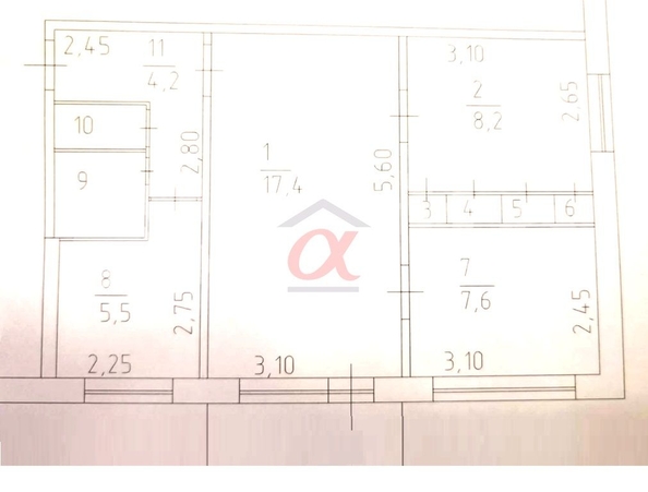 
   Продам 3-комнатную, 47.8 м², Институтская - трамвайный парк тер, 6

. Фото 1.