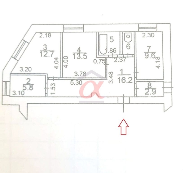 
   Продам 3-комнатную, 67 м², Пролетарская тер, 20

. Фото 1.