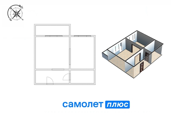 
   Продам 1-комнатную, 40.6 м², Серебряный бор ул, 13А

. Фото 8.