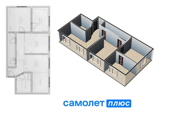 
   Продам 4-комнатную, 62.3 м², Юрия Смирнова пер, 20

. Фото 7.