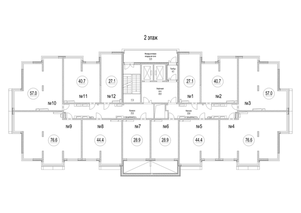 
   Продам студию, 28.9 м², Сити-парк, дом 9

. Фото 1.