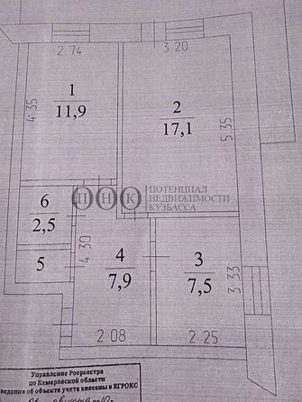 
   Продам 2-комнатную, 48.2 м², Попова ул, 7

. Фото 12.