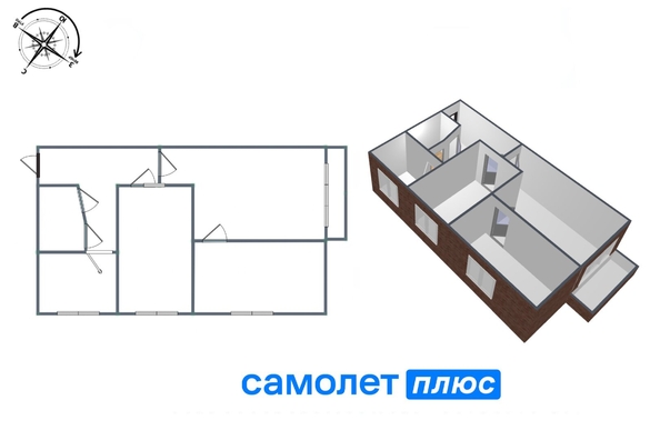 
  Продается 3-комн. квартира, 52 м², Инициативная ул, д. 28А
. Фото 15.