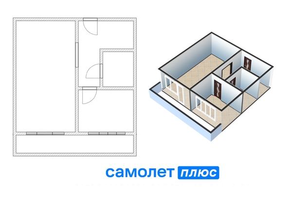 
   Продам 1-комнатную, 35.8 м², Серебряный бор ул, 25

. Фото 21.