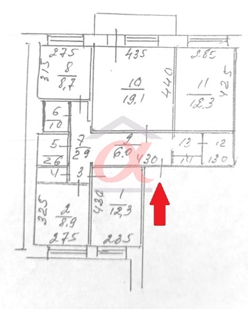 
   Продам 4-комнатную, 81.4 м², Свободы ул, 13

. Фото 27.