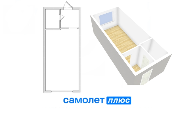 
   Продам студию, 22.6 м², Строителей б-р, 52

. Фото 9.