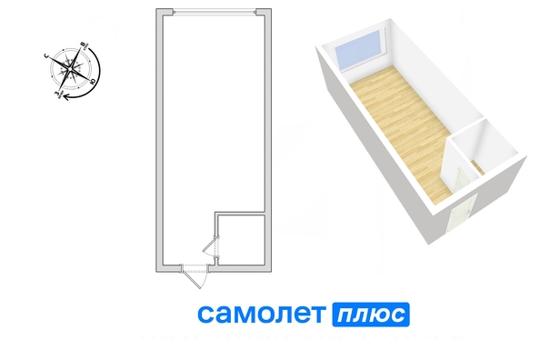 
   Продам студию, 22.4 м², Строителей б-р, 19

. Фото 1.