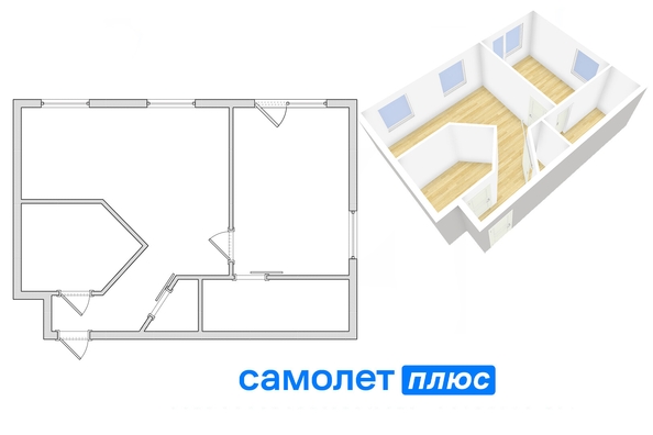 
   Продам 2-комнатную, 42.2 м², Красная ул, 21

. Фото 16.