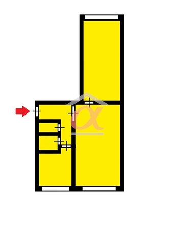 
   Продам 2-комнатную, 43.9 м², Леонова ул, 24

. Фото 4.