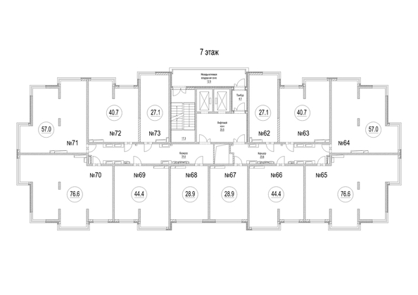 
   Продам студию, 28.9 м², Сити-парк, дом 9

. Фото 1.