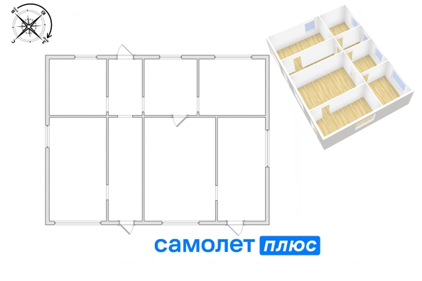 
   Продам дом, 104.3 м², Колмогорово

. Фото 2.