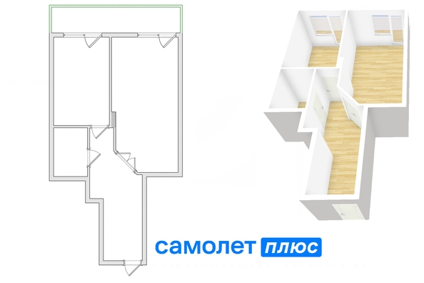 
   Продам 1-комнатную, 43.8 м², Химиков пр-кт, 47а

. Фото 13.