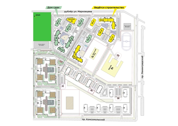 
   Продам 1-комнатную, 42.7 м², Верхний бульвар-2, дом 53 корп 1

. Фото 2.