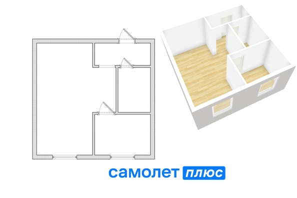 
  Продается 1-комн. квартира, 28.4 м², Больничная ул, д. 2
. Фото 8.