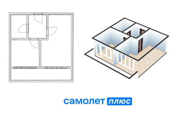 
   Продам 1-комнатную, 36.2 м², Заречная 1-я ул, 9

. Фото 2.