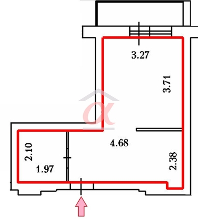 
   Продам 1-комнатную, 27 м², Тухачевского ул, 29Б

. Фото 9.