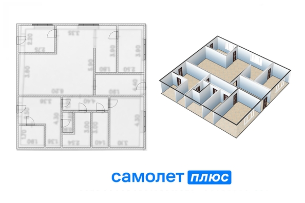 
   Продам коттедж, 110.2 м², Металлплощадка

. Фото 1.