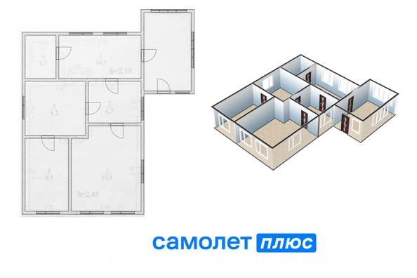 
   Продам дом, 57.5 м², Кемерово

. Фото 2.