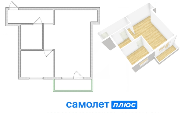 
   Продам 1-комнатную, 33.5 м², Черняховского ул, 8

. Фото 2.