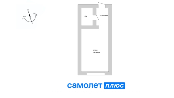 
   Продам студию, 24.7 м², Мичурина ул, 58к2

. Фото 2.