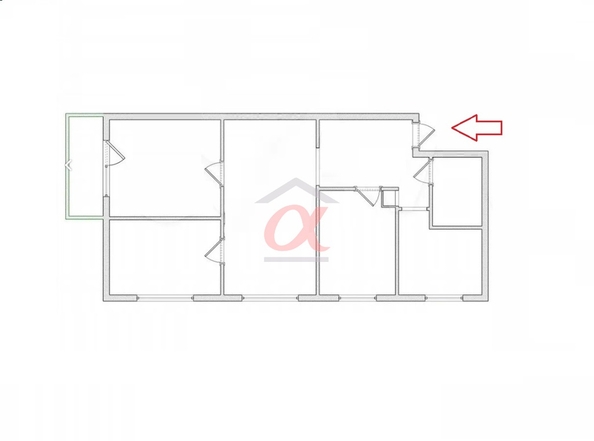 
   Продам 4-комнатную, 60.8 м², Юрия Смирнова ул, 16

. Фото 5.