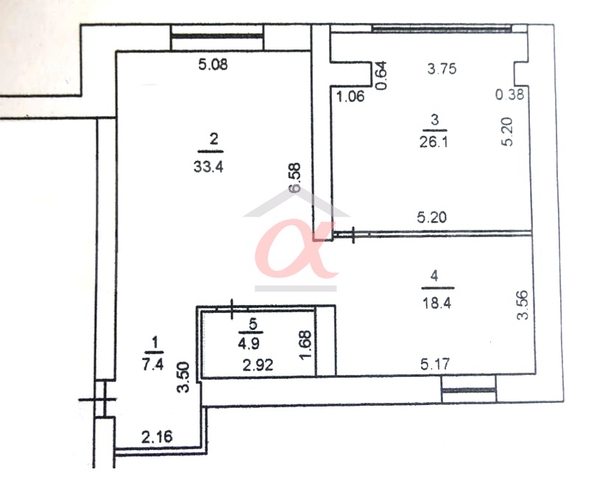 
   Продам 2-комнатную, 80.3 м², Красная ул, 4

. Фото 8.