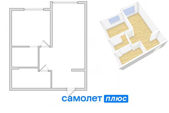 
   Продам 2-комнатную, 46.7 м², Волгоградская ул, 1

. Фото 2.