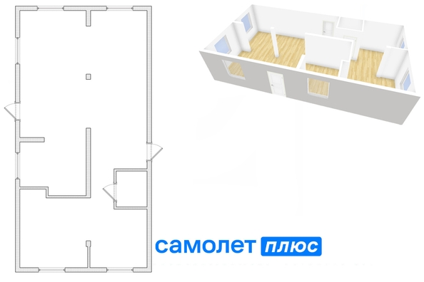 
   Продам офис, 61.6 м², Луначарского ул, 7

. Фото 2.