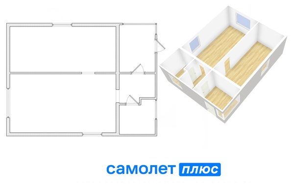 
  Продается дом, 54.3 м², поселок Металлплощадка
. Фото 22.