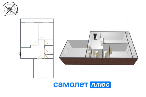 
  Продается 2-комн. квартира, 46.7 м², Аллейная ул, д. 9Б
. Фото 19.