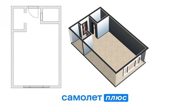 
  Продается студия, 18.8 м², Инициативная ул, д. 6
. Фото 1.