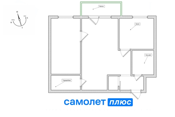 
   Продам 2-комнатную, 43.2 м², Радищева ул, 16

. Фото 25.