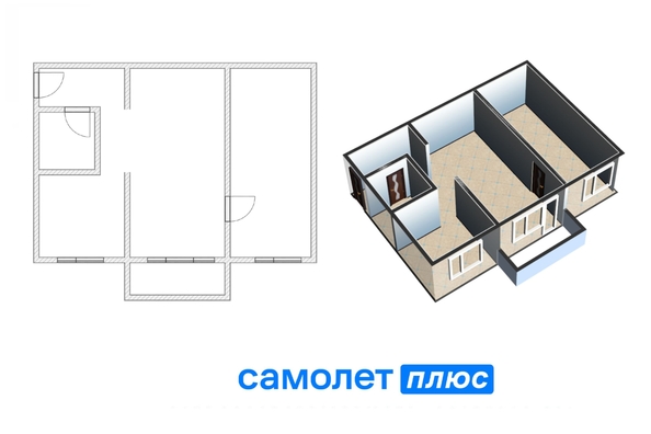 
   Продам 2-комнатную, 44.7 м², Гагарина ул, 157

. Фото 19.
