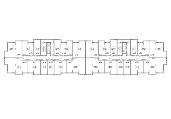 
  Продается 2-комн. квартира, 44.7 м², ЖК Мичуринская аллея, дом 58 корп 4 
. Фото 22.