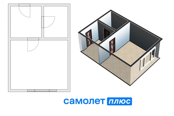 
  Продается студия, 24.4 м², Нахимова ул, д. 258
. Фото 2.