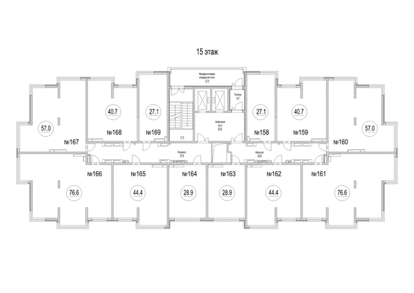 
  Продается 2-комн. квартира, 57 м², ЖК Сити-парк, дом 9
. Фото 1.