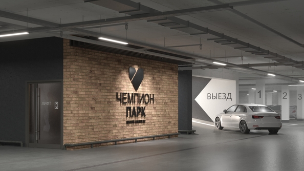 
  Продается 3-комн. квартира, 72.6 м², ЖК Чемпион-парк, дом 1
. Фото 11.