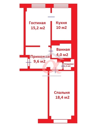 
  Продается 2-комн. квартира, 58.9 м², Шахтеров пр-кт, д. 90
. Фото 28.